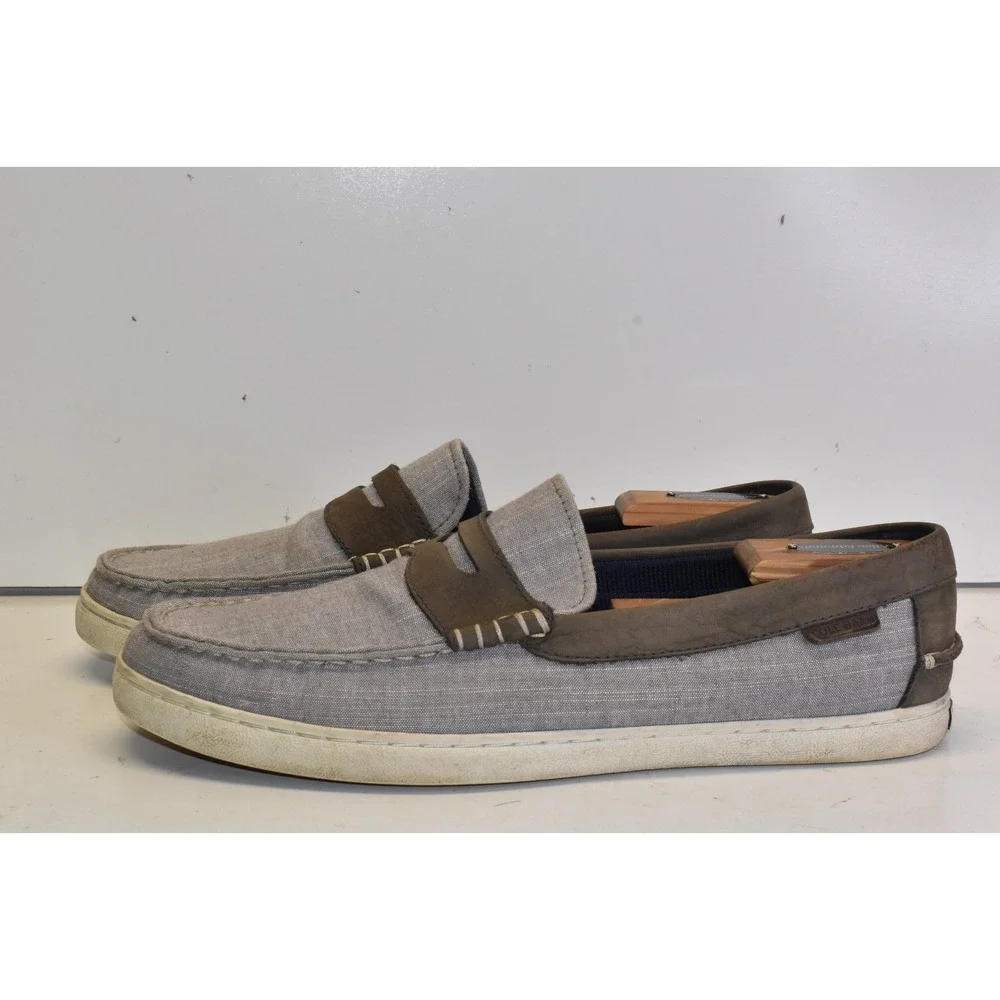 Cole Haan 1928 Nantucket Slip on Loafers Gray Mens Size 10.5 Casual Shoes C30496